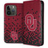 University of Oklahoma Sooners Red Digi iPhone 15 Pro Folio Case